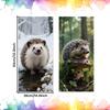 PVC Stickers Self-adhesive Decorative Stickers Decals for Trash Decoration Hedgehog 820x380mm 2pcs/set