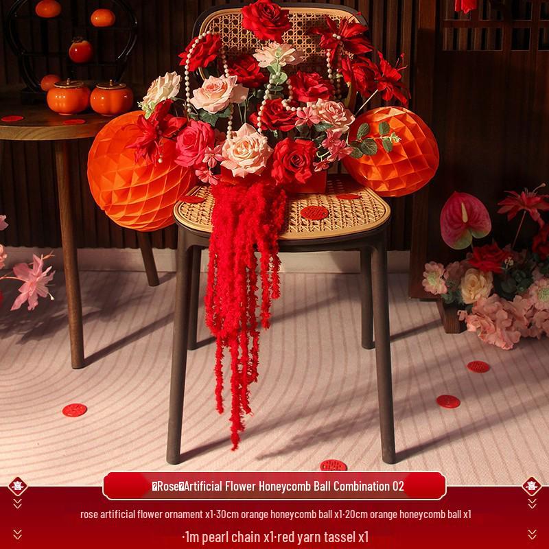 Wedding Floral Decorations: Bedside, Dining, and Desktop Arrangements for Festive Occasions and Engagements.