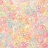 100-200pcs 6/8/10mm Color Plated Imitation Pearl Beads No Hole Loose Acrylic Round Beads For DIY Handmade Bracelet Necklace Deco