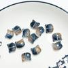 DW12 20 Stück Glas Kreativität Katzenkopf Perlen Niedlich Gerades Loch Lampwork Perle DIY Armbänder Halskette Ohrring DIY Zubehör