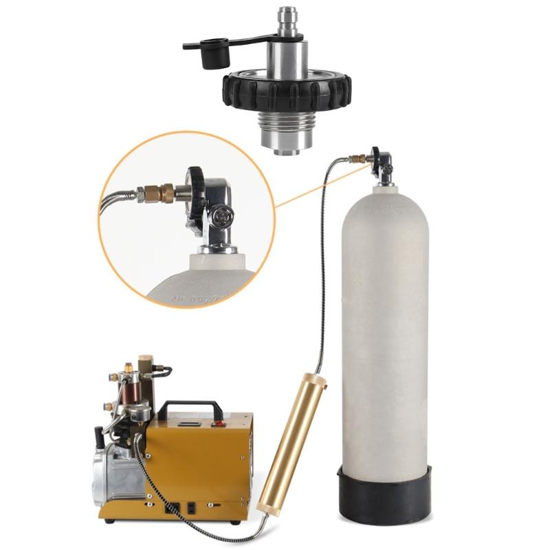 Durability Cylinder Adapter Oxygen Cylinder Head Breather Valves Adapter Reliability Diving Accessory