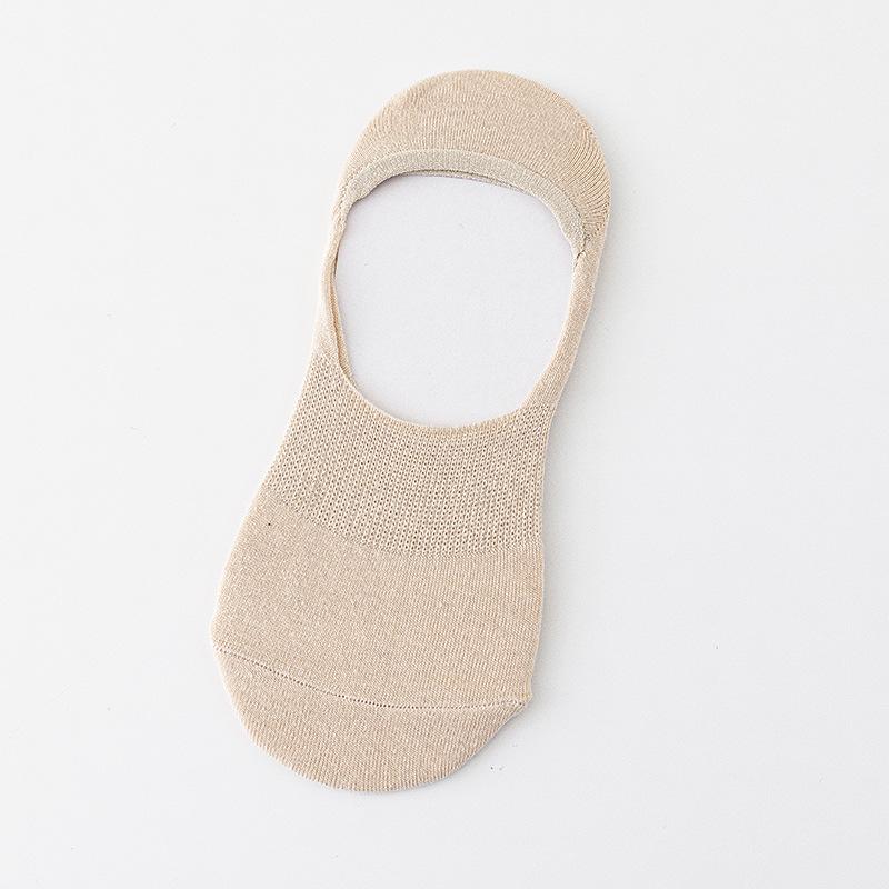 Women's Summer Thin Mesh Breathable Sweat Suction Shallow Mouth Non Slip Non Fall with Invisible Socks