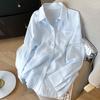 Shirt Women Summer Long Sleeve Shirt Top Solid Colors Loose Casual Versatile Sunscreen Jacket Shirt