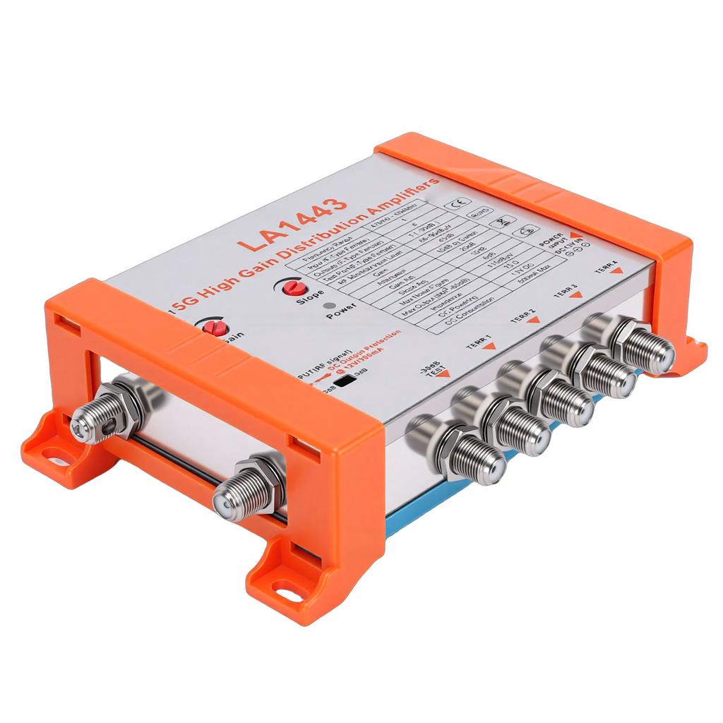 4-Kanal TV-Modulator Verteilverstärker IRS-Schleife Kaskadierbar 45dB Hoher Gewinn Unterstützung 5G LTE Filter