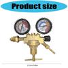 Accuracy Bronze Gas Pressure Regulator For CO2 Rare Welding Systems G3/4 Thread Guard Gate Plan