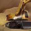 Rc 6/9Ch Alloy Excavator Truck Remote Control Plaything Car With Lights Sound 680 Degree Rotation Engineering Vehicle Christmas Gifts