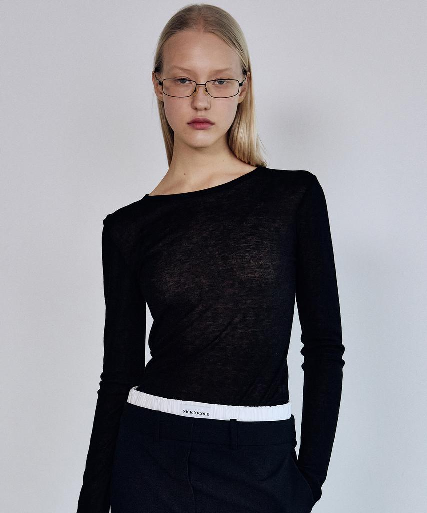 Nigaennikol [Essential] Wool Tencel Tee_8 Color (B Type)