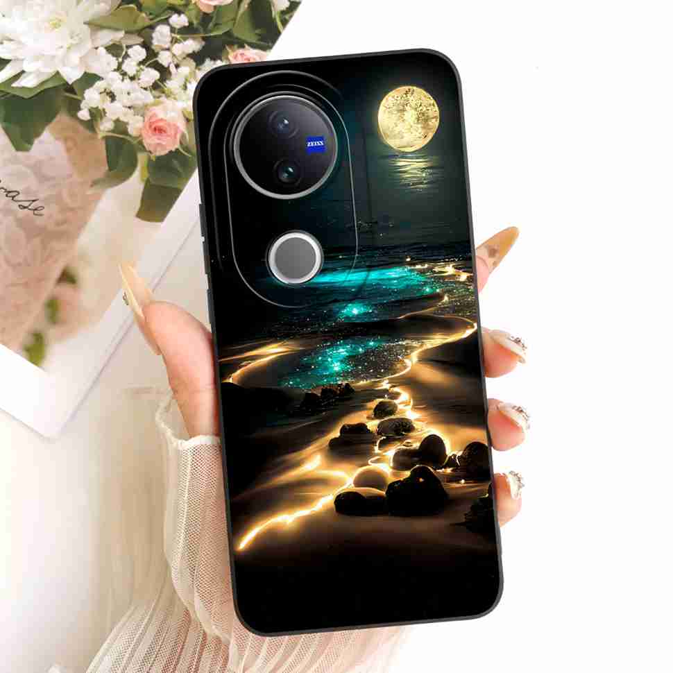 For VIVO V50 5G Case Luxury Silicone Shockproof VIVOV50 5G V2427 Casing Colorful Cartoon Soft Protective Shell Cell Phone Case