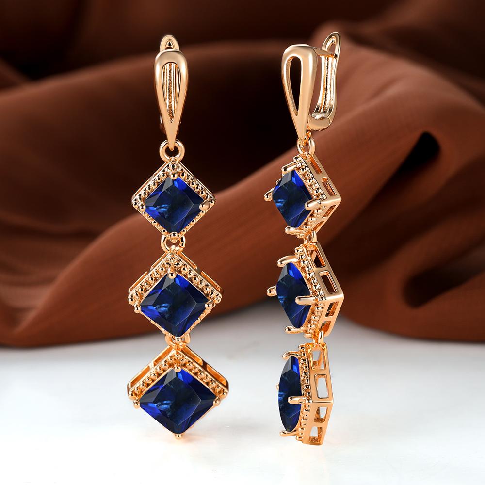 Orecchini Pendenti Con Pietra Portafortuna Dicembre Acquamarina – 14K Oro/Argento, Ipoallergenici, Regalo Compleanno Donna