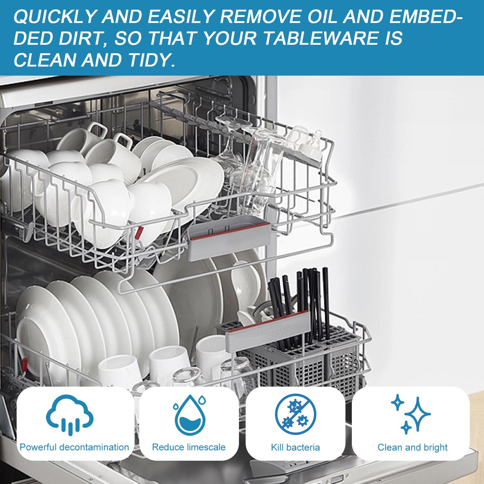 JUE-FISH Средство для чистки посудомоечных машин Средство для удаления сильных масляных — фото 10