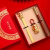 Exquisites Metall-Lesezeichen-Geschenkset zum Jahr des Pferdes - Klassischer chinesischer Stil aus der Verbotenen Stadt