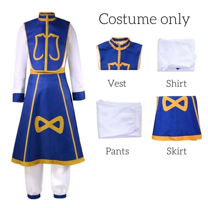 Hunter X Hunter Kurapika Judgement Chains Cosplay& Halloween Costume Bracelet & Wig
