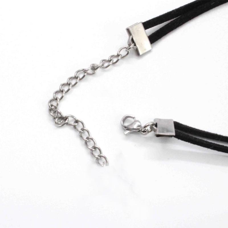 Cat Clavicle Chain Cat Bell Pendant Choker Cute Cat Chocker Necklace Goth Choker