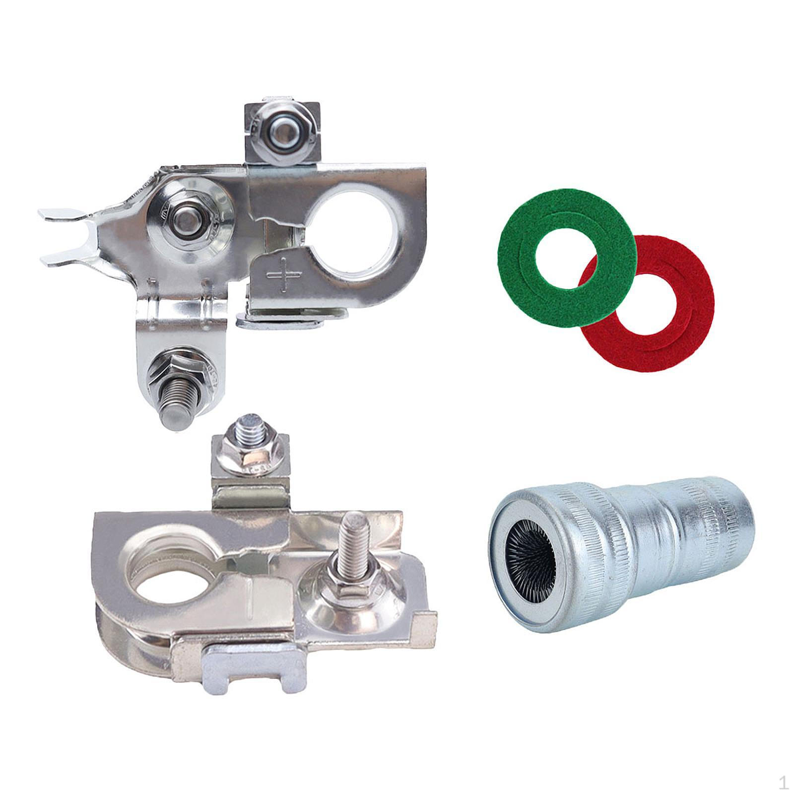 

Комплект клем автомобільного акумулятора Позитивний і негативний 926-882 Професійний міцний аксесуар Легкий автомобіль