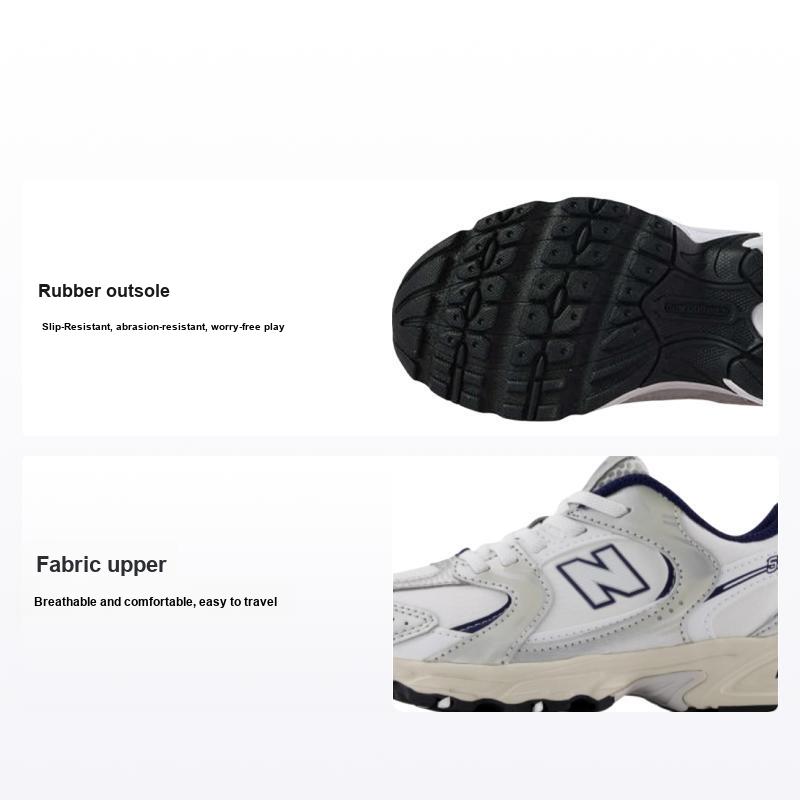 New Balance 530 Детские кроссовки Nimbus Cloud Navy для маленьких детей Белый Summer-Fog PZ530GN 35