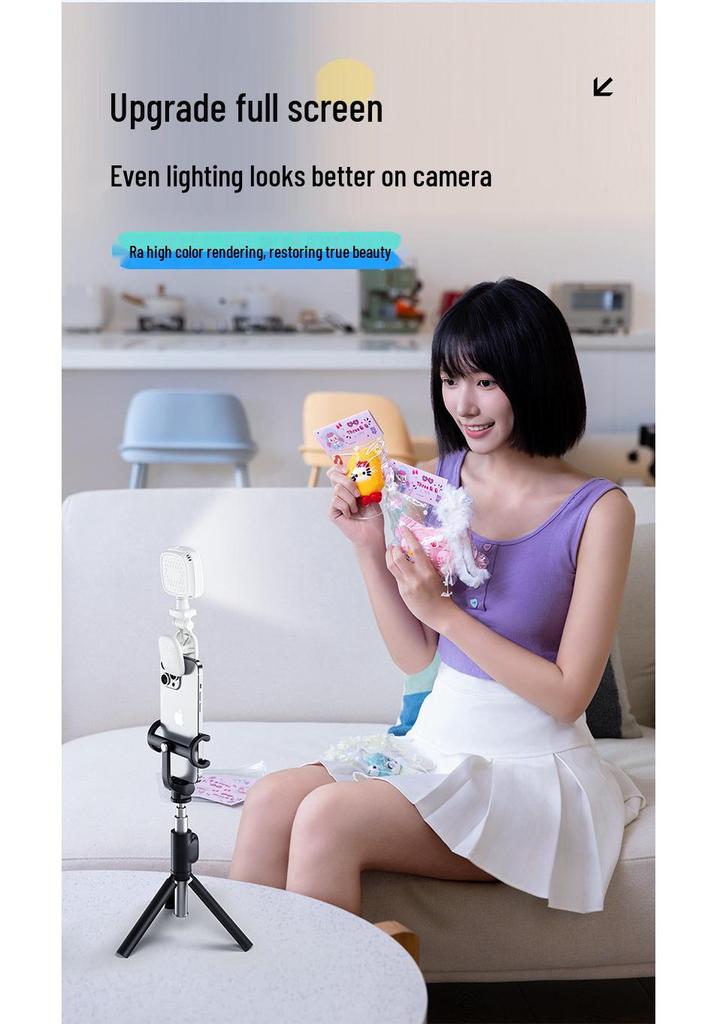D5 Mobile Fill Light Clip: Tofu Beauty Selfie & Photography Compact Light