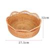 ZISIZ Autumn Rattan Woven Fruit Basket
