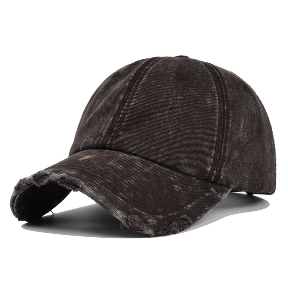 Retro Duck Tongue Cap With Texture Elements For All Seasons Adjustable Cotton Fabric