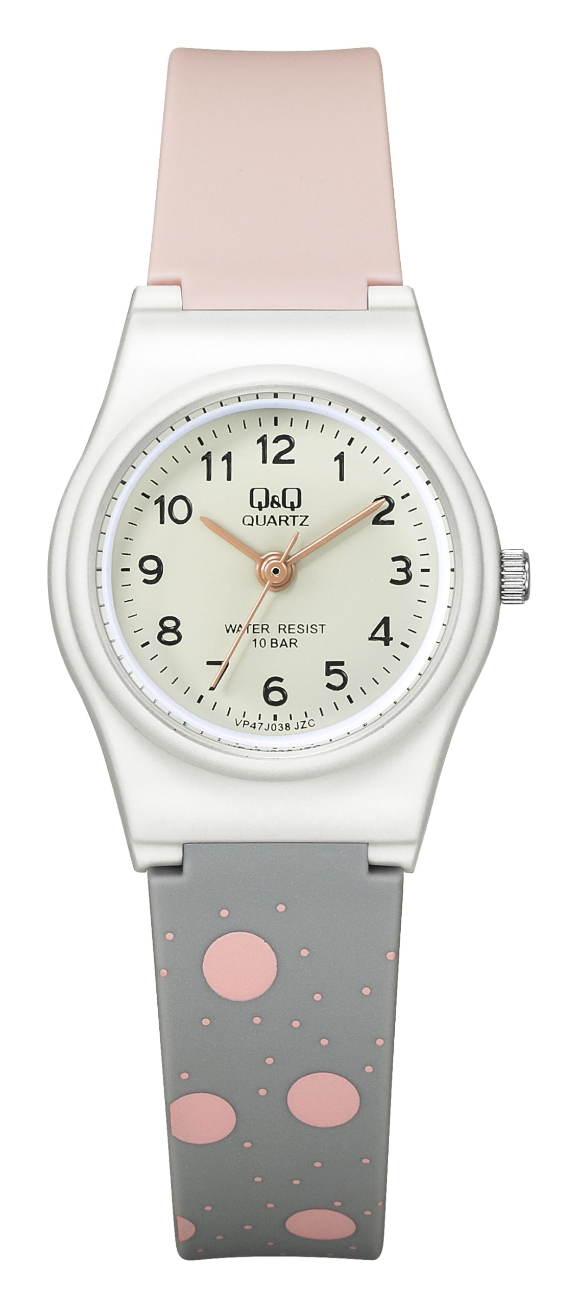 10 ATM Water Resistant Analog Kids Collection VP47J038 Pink [Citizen Q&Q] Watch, Q&Q розовый