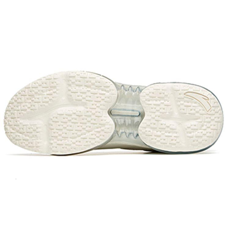 Anta Running Series Shock Absorbing Air Cushion Non-Slip Wear-Resistant Low-Top Running Shoes Women Running Shoes White Blue 922125503-2