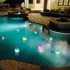 Solar Water Floating Lamp Floating Pool Light Color Changing Pool Landscape Lamp IP65 Waterproof Last Up To12H for Swimming Pool