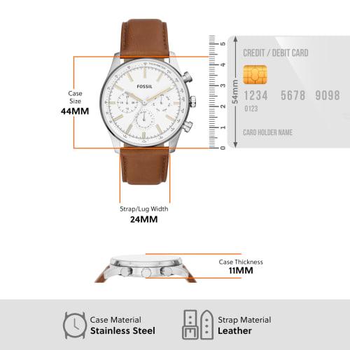Fossil Sullivan BQ2748 Men's Brown Watch