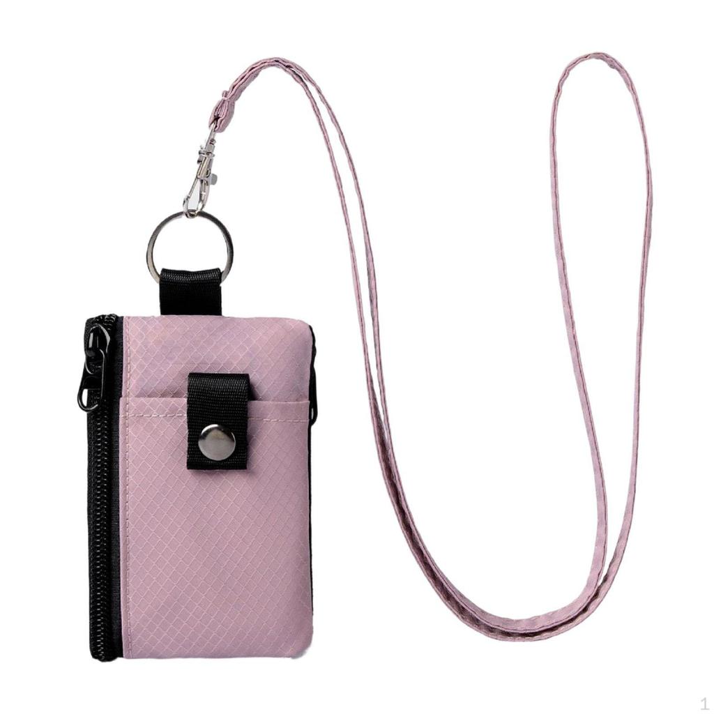 Blocking Wallet Waterproof Lanyard Identification Holder Small