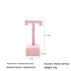 Jewelry Display Stand - Pink Velvet Showcase for Necklaces, Rings, and Accessories