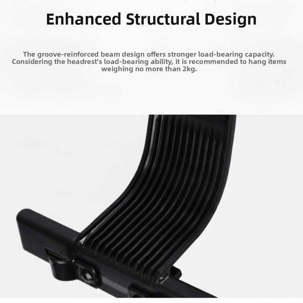 Multifunctional Car Headrest Hanger Durable Car Clothes Holder Rack Car Coat Hanger Back Seat