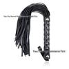 SM Erotic Leather Whip Performance Prop, Alternative Toy for Adults