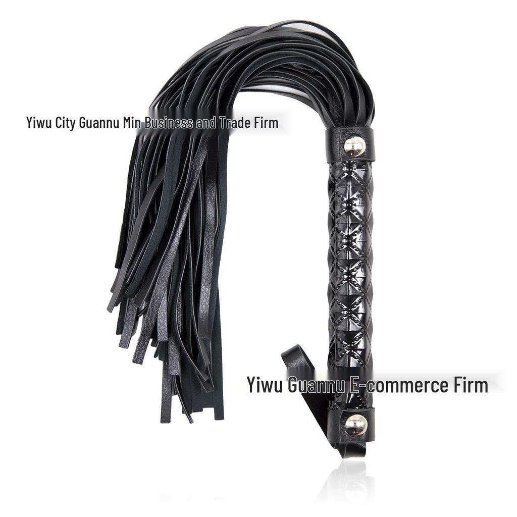 SM Erotic Leather Whip Performance Prop, Alternative Toy for Adults