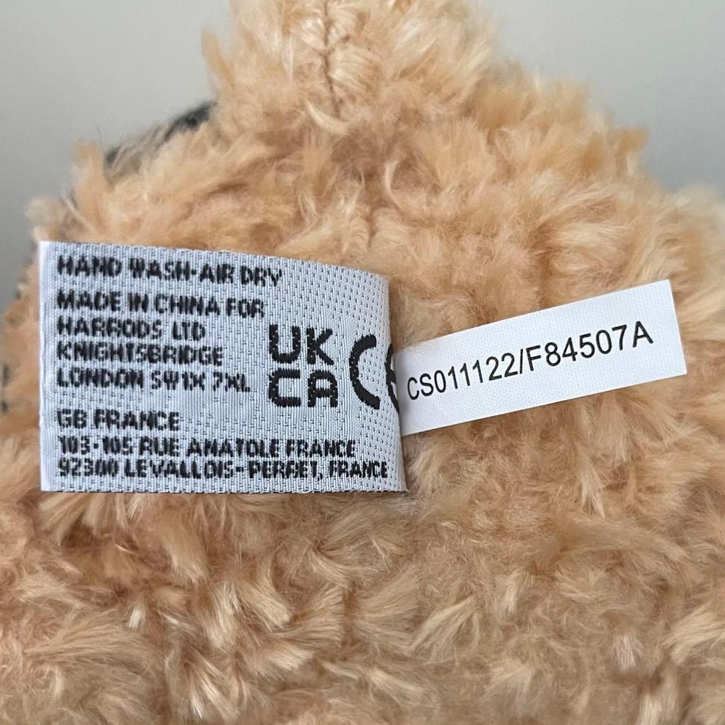 [USED] Harrods stuffed teddy bear