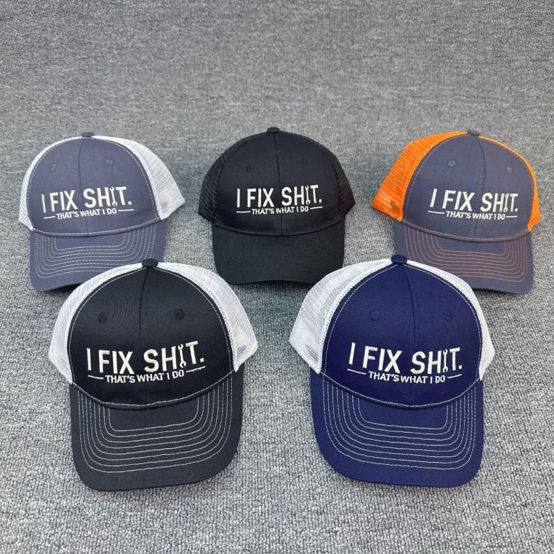 I Fix Shit That's What I Do Funny Father Casual Baseball Cap For Workshop Outdoor Activity And Daily Fashion Headpiece Sun-Proof