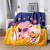 Stitch Printed Anime Fleece Plush Blanket Soft Warm Blanket for Adults and Children Bedroom Sofa Gift  Throw Blanket