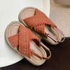 Girls' Casual Sandals New Arrival Summer Flat Shoes For Little Big Kids, Children's Beach Shoes For Girls