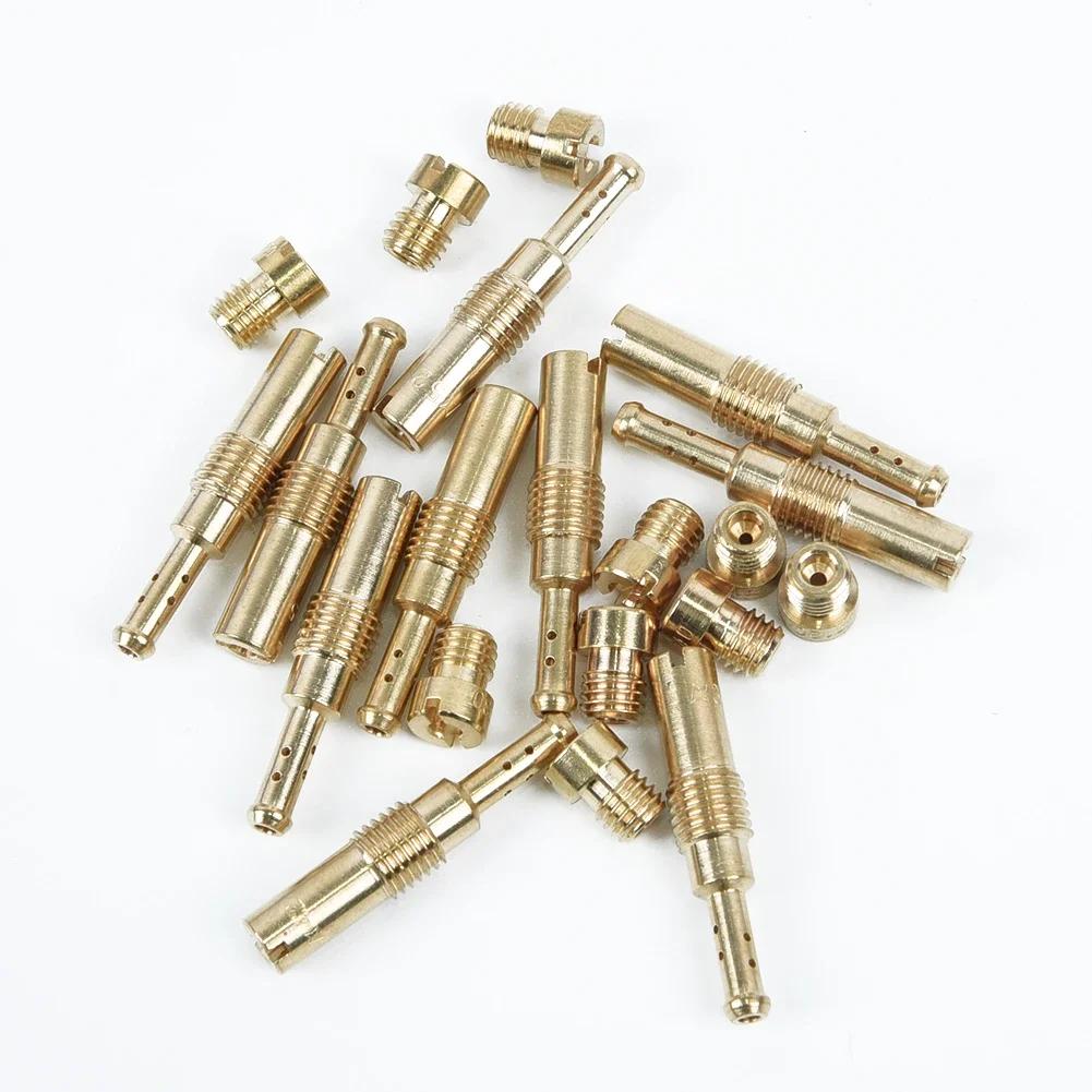 10PCS Carburetor Main Jet Kit & 10pcs Set Slow/Pilot Jet For PWK For Keihin For OKO For CVK Motorcycle Parts  Fuel Injectors China Mainland