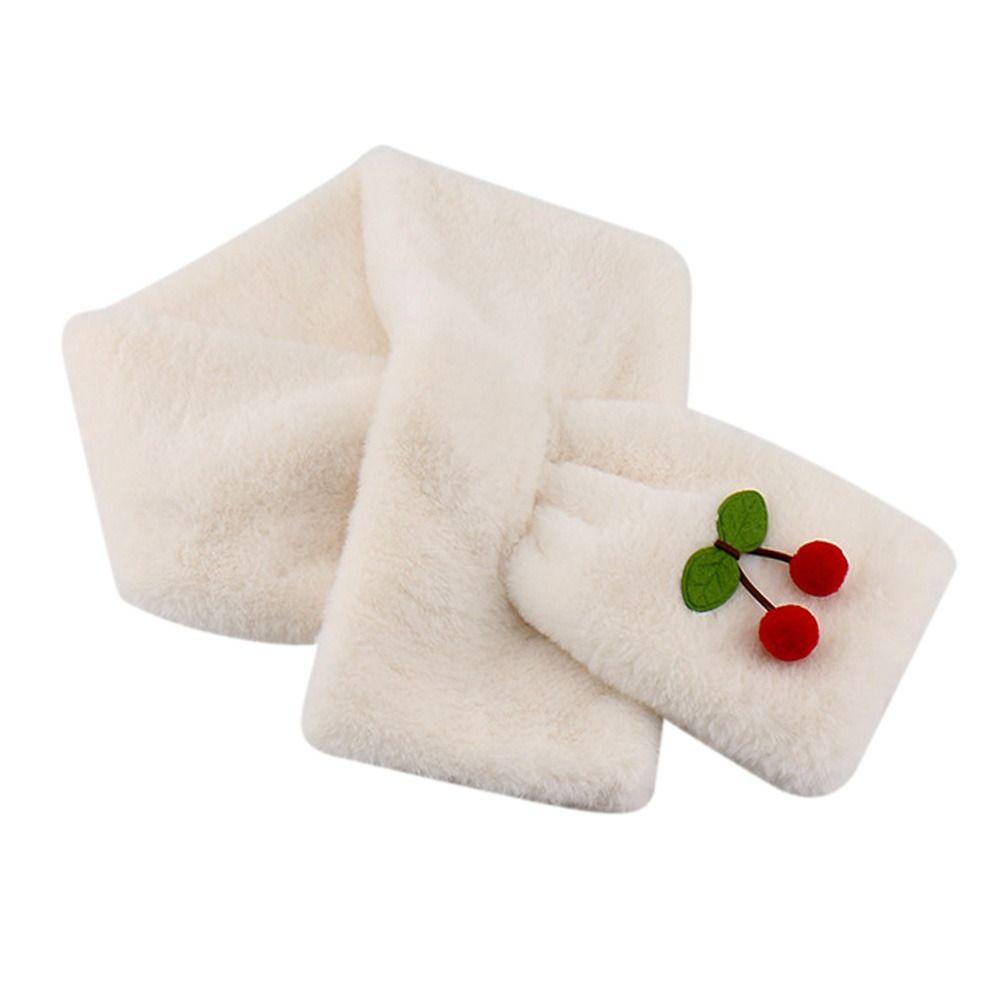 

Шарф Теплая Защита Шеи Снуд Хомут Труба Термо Шарф Флисовый Шарф Осенне-Зимние Шарфы белый