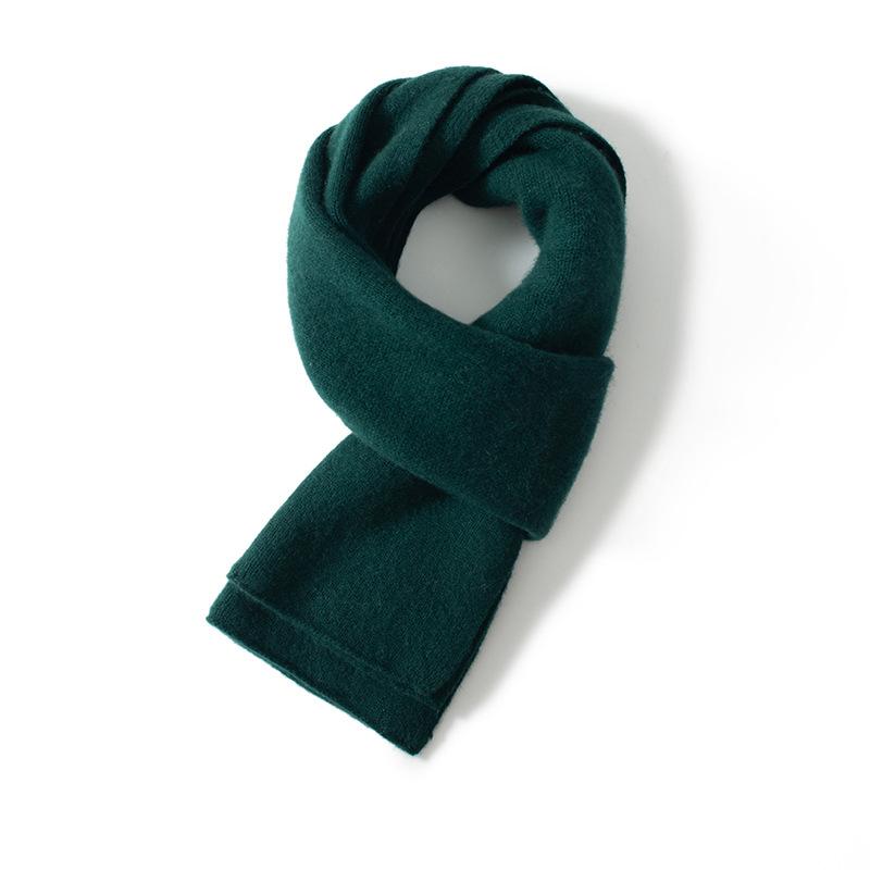 Knitted cashmere scarf men's and women's winter thickened long cashmere scarf foreign trade single protection shoulder and neck shawl
