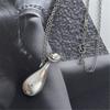 Woven Miniature Bag/Water Bottle Pendant Necklace Adjustable Long Neckchain Women Sweater Chain for Trendsetters