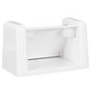 Wall Mounted Toilet Paper Holder Roll Paper Holder Toilet Tissue Rack for BathroomWhite