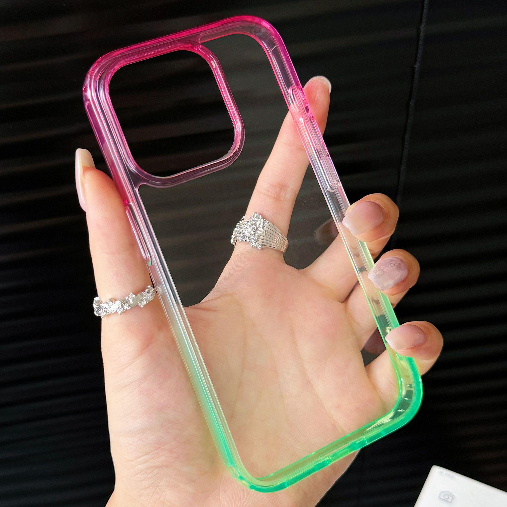 

Чехол с двухцветным градиентом для Apple 16 Pro Max/15/14 Pro iPhone 14 Pro Max