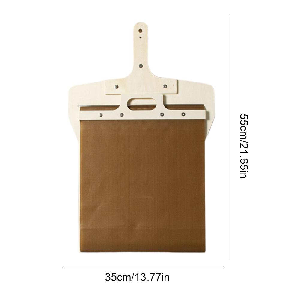 Wooden Sliding Pizza Peel Shovel with Handle Pizza Spatula Paddle Perfectly Transfers Pizza Peels Baking Tool Kitchen Gadgets