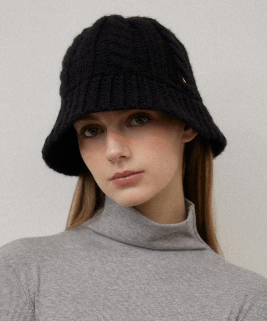 Tatiana Classic Cable Knit Bucket Hat Ht8165 2 Colors