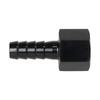 6AN 8AN Thread Male To 3/8" Fuel Line Hose Adapters AN6 AN8 Hose Barbed Fitting Adapter with AN-6 AN-8 Connector Black TF-1094