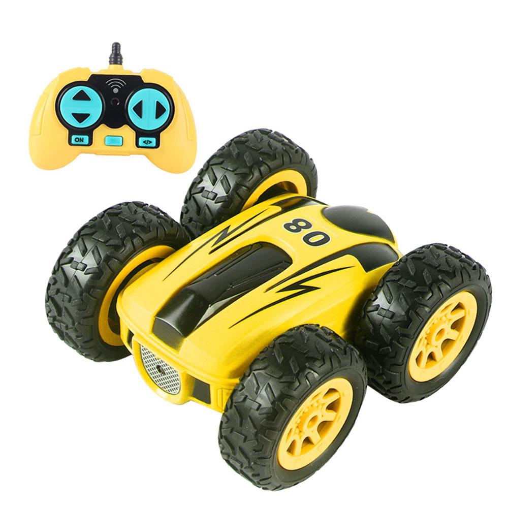 2.4G Mini RC Car High-speed Double-Sided Drift Stunt 360 Degree Dump Truck Light 4wd Drive Jump children's toys