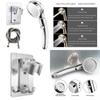 Portable 360 Degree Rotating Shower Head With Three Adjustable Modes For High Pressure Water Saving