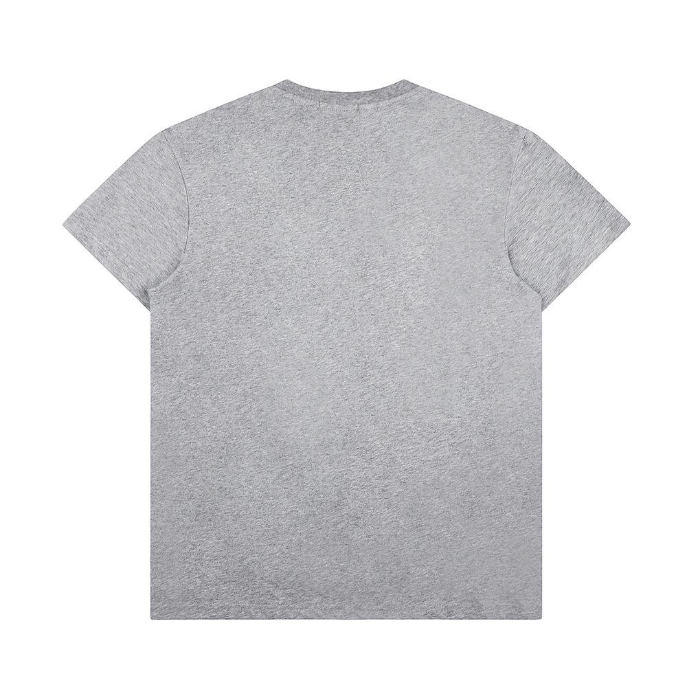 Ralph Lauren Summer Men's and Women's 100% Cotton Polo Bear T-Shirt with Fashion Striped Bear Print & Signature