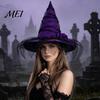 Versatile Dark Style Photo Shoot Hat Halloween Witch for Women, Gothic Mesh Rose Flower Princess Party Accessories Wizard Costume, Cosplay Lightweight