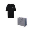 Balenciaga Political Campaign SS20 Drop Shoulder Sleeve T Shirt Women's Black Loose Fit Edition 620941TIV521070
