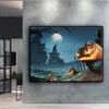5D Diamond Painting Halloween Scary Pumpkin Landscape DIY Diamond Embroidery Rhinestone Home Decoration